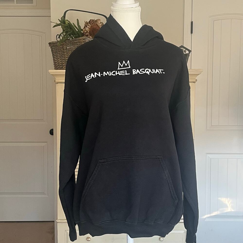 Jean-Michel Basquiat Horn Players Dizzy Gillespie Graphic Hoodie Black M